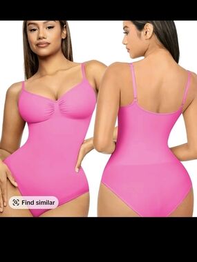 Seamless Pink Shaping Bodysuit - Women Intimate Size Xl/XXL NWT